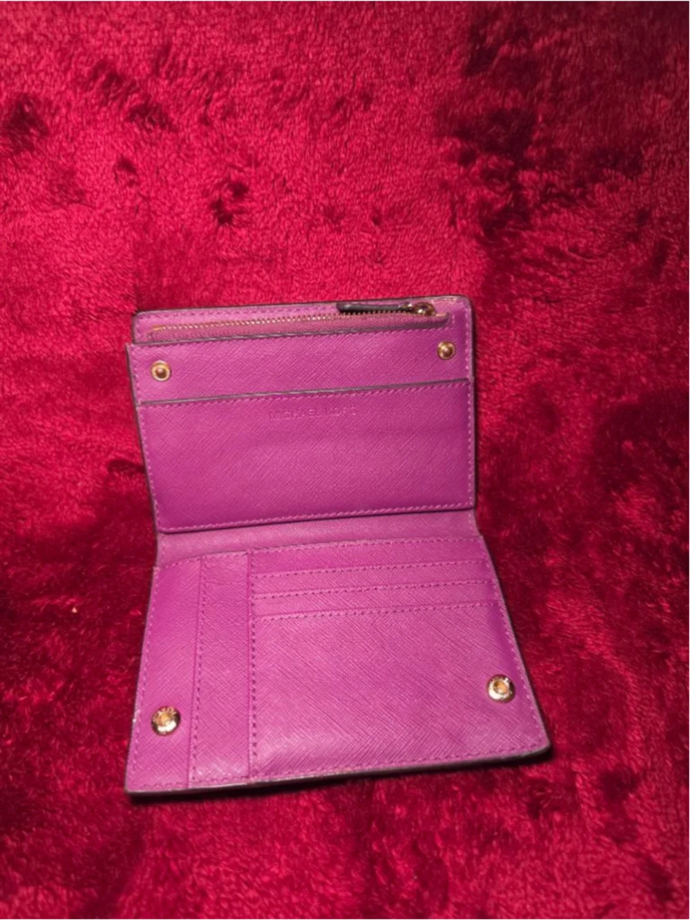 Michael Kors Pink/Purple Wallet with Card Holder